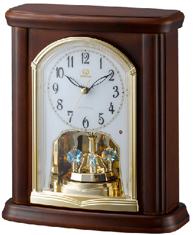 電波置き時計/RHYTHM（リズム）ハイグレード－置き時計（木枠）－タカラ堂時計店