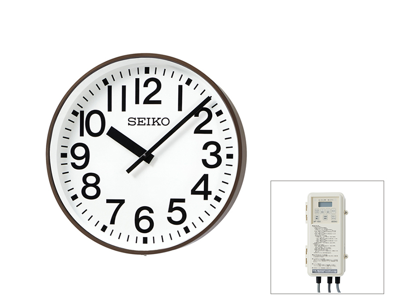 屋外時計/大型屋外用時計:55cm（屋外用電波壁掛け時計）タカラ堂時計店
