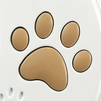 ワンちゃんが大好きな方「肉球型ボタン」:NR428W/目覚まし時計 ワンちゃんが大好きな方「肉球型ボタン」:NR428W/目覚まし時計